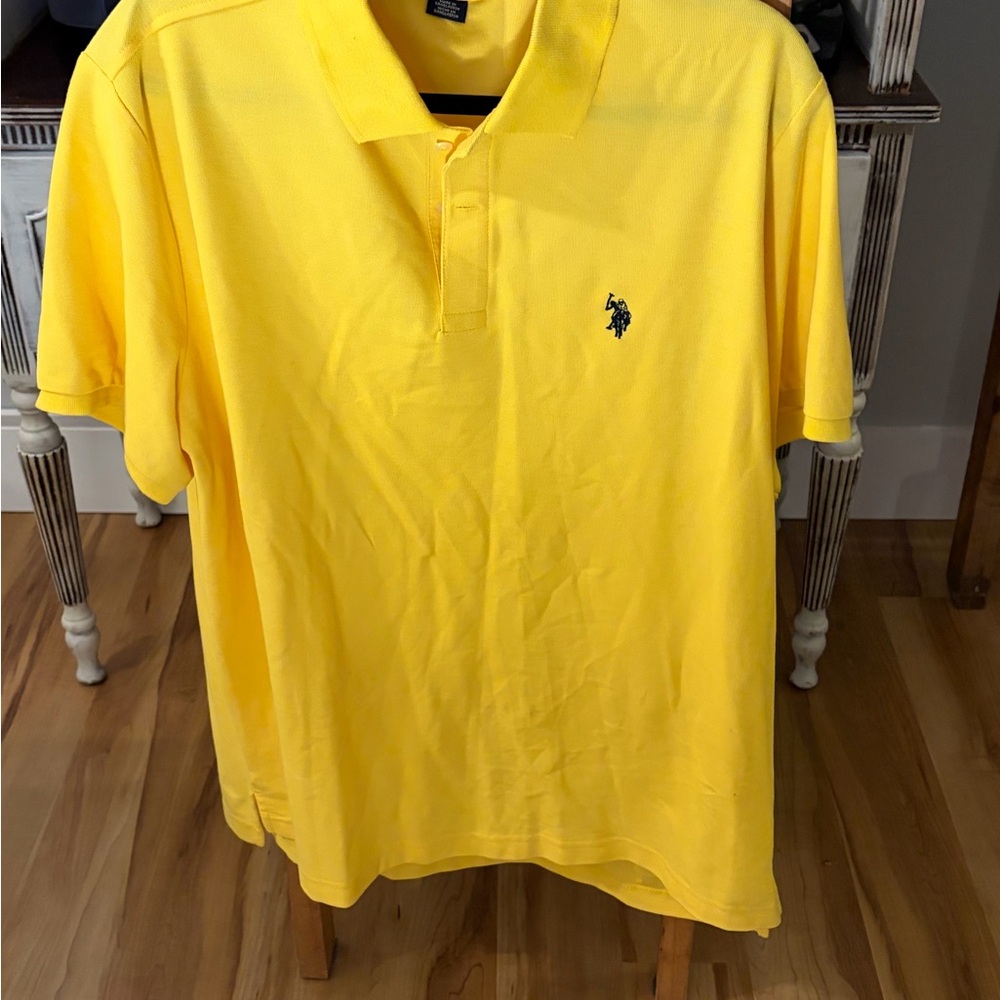 Yellow Polo Shirt XL great shape
